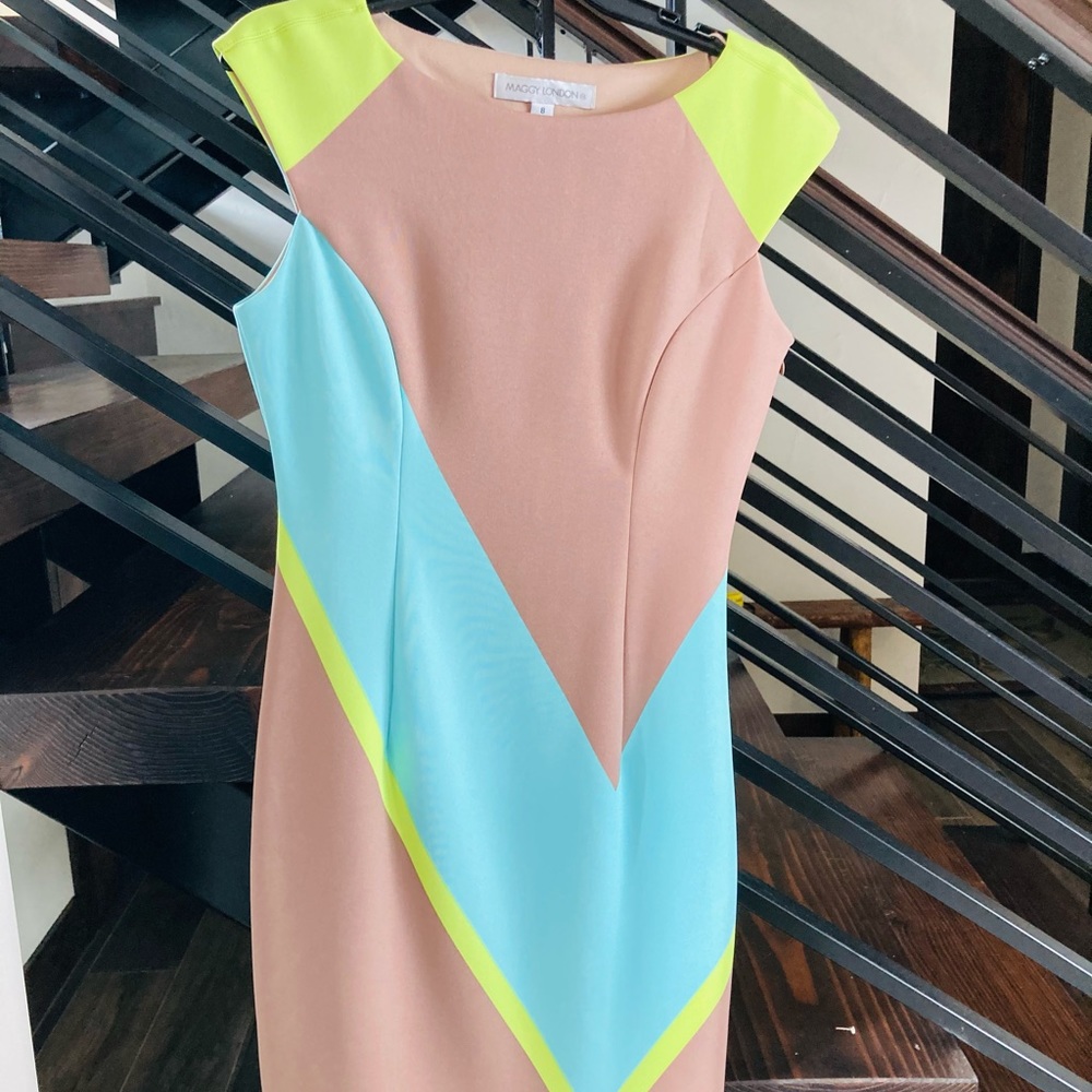 Maggie London Block Color Dress